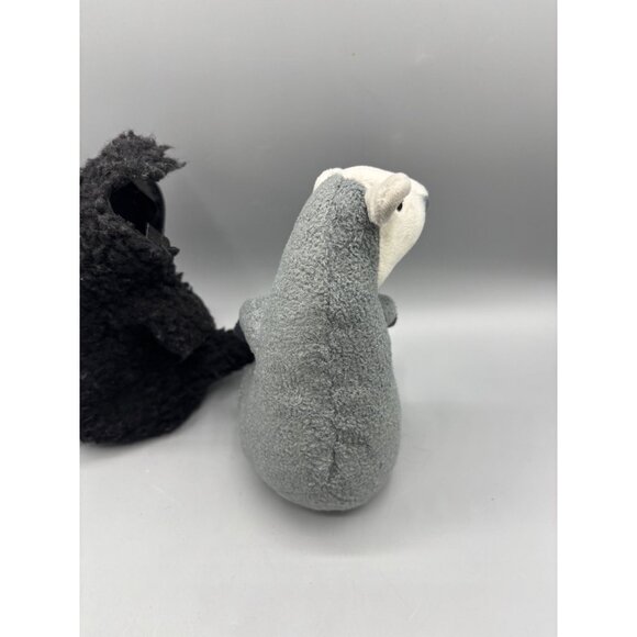 Plush Black Sheep Toy Shaved Detachable Fleece Jacket - Picture 3 of 7